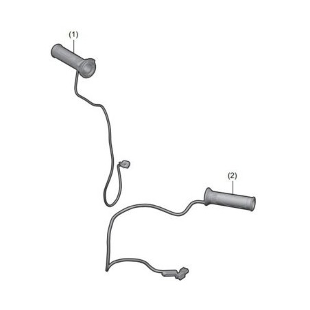 Connettori manopole riscaldabili - CB 750 Hornet