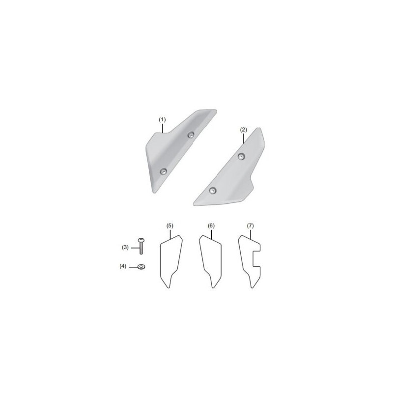 Deflettori alti - XL 750 Transalp