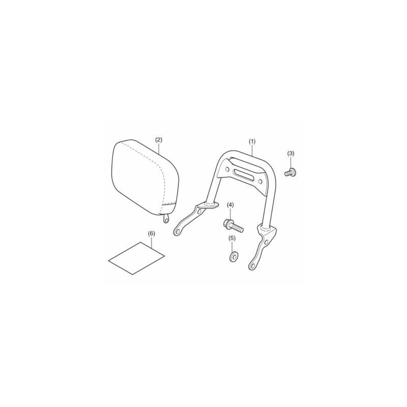 Schienale Passeggero - CMX 500 Rebel